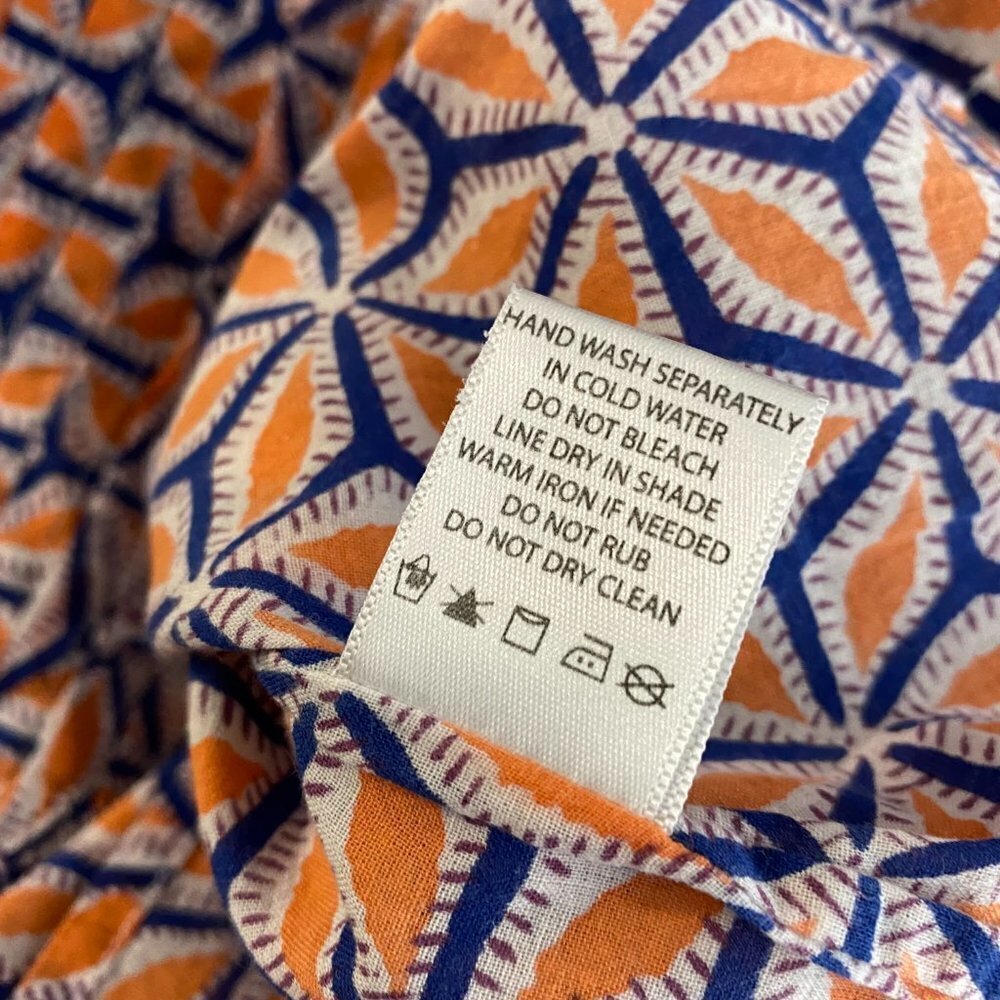 Roberta Roller Rabbit Top Multicolored Print Bead… - image 7